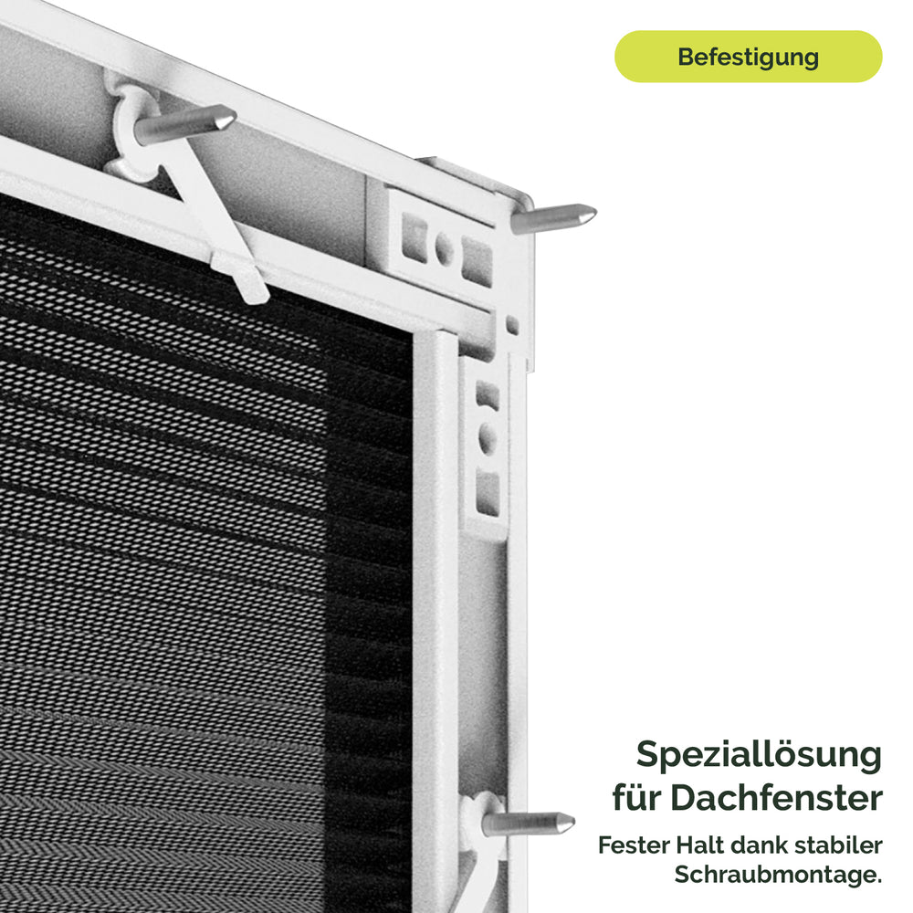 Fliegengitter Dachfenster Plissee Duo