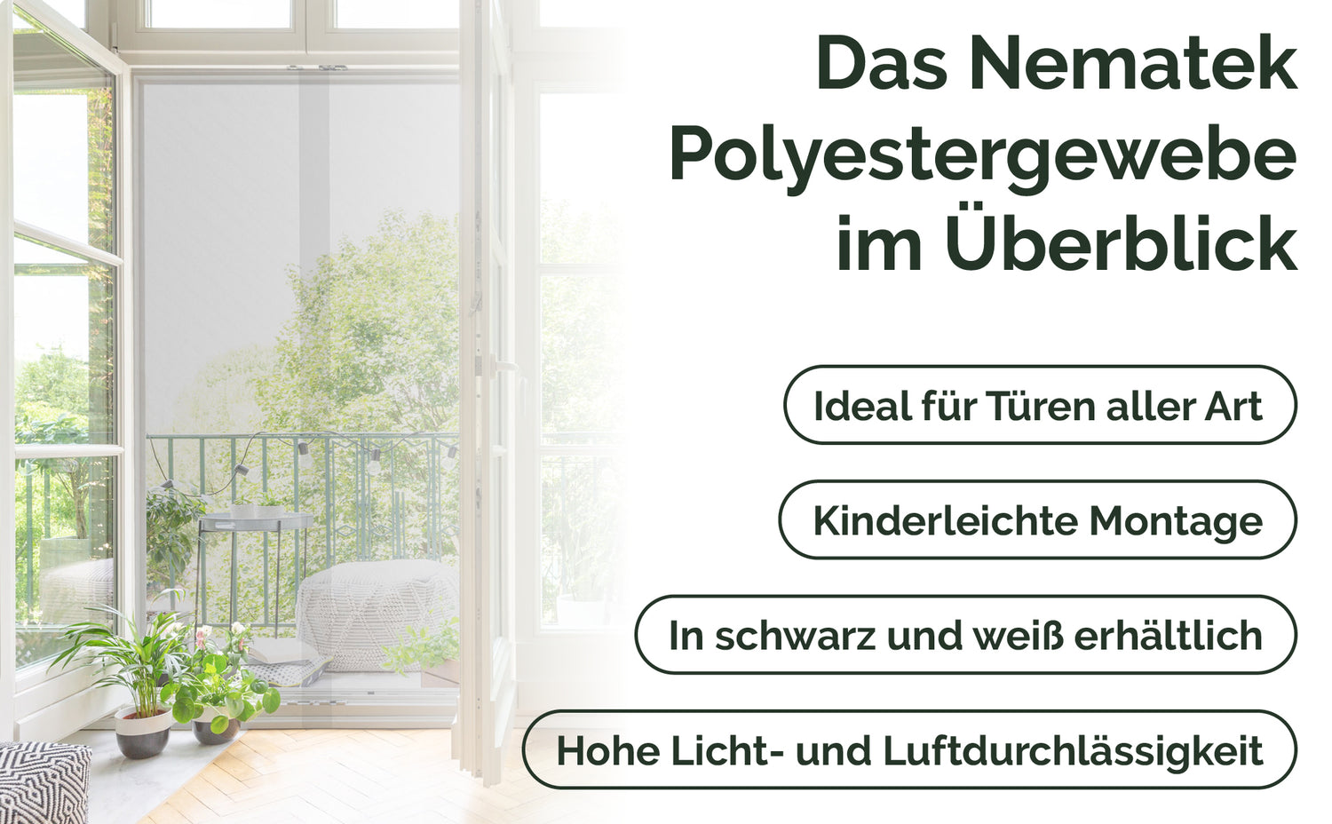 Fliegengitter Polyestergewebe
